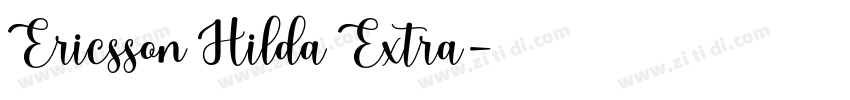 Ericsson Hilda Extra字体转换